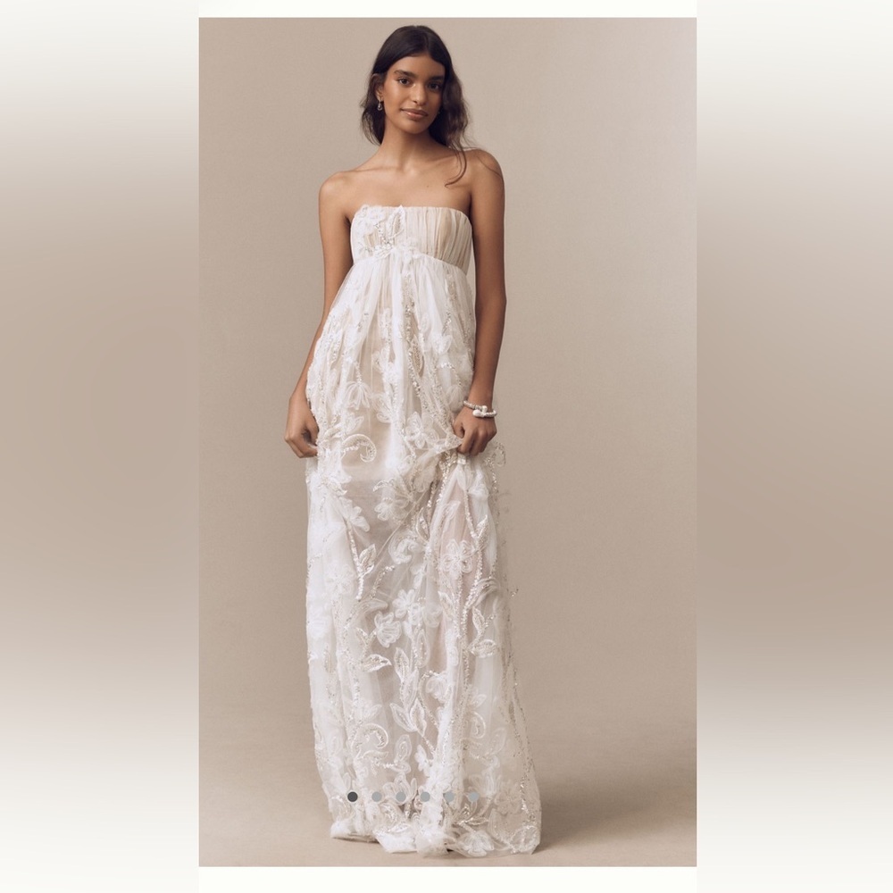 HELSI Strapless Beaded Gown